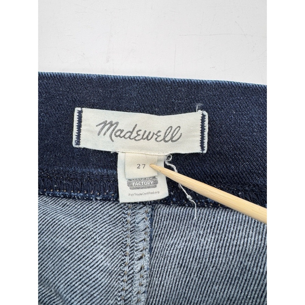 Madewell High Rise Skinny Jeans Dark Wash Size 27 Stretch Denim - Picture 4 of 13
